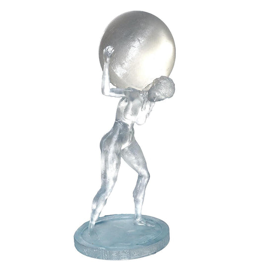 Crystal Clear Atlas Woman Sculpture