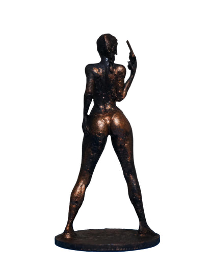 Revolt – Bikini Girl Revolver Fine Art