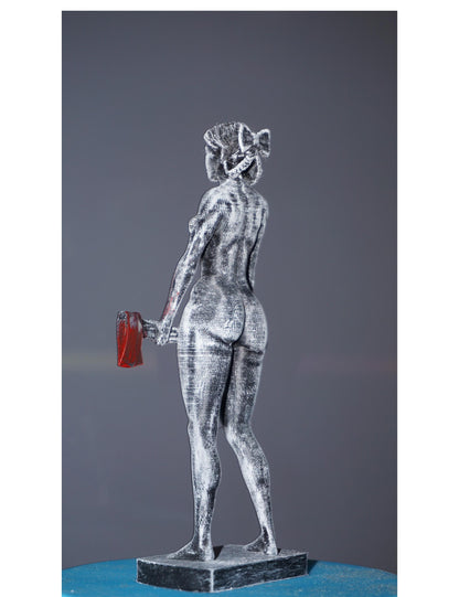 Bloody Maxxine Statue Handmade Horror Villain Figurine – Inspired by Modern Slasher Films