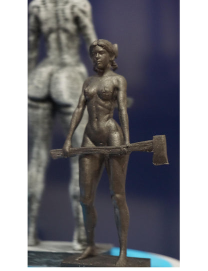 Maxxine Statue Handmade Horror Villain Figurine – Inspired by Modern Slasher Films