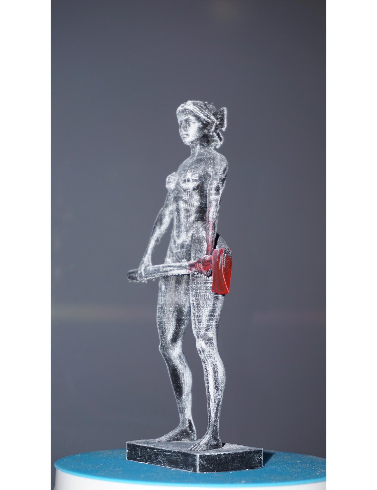 Bloody Maxxine Statue Handmade Horror Villain Figurine – Inspired by Modern Slasher Films