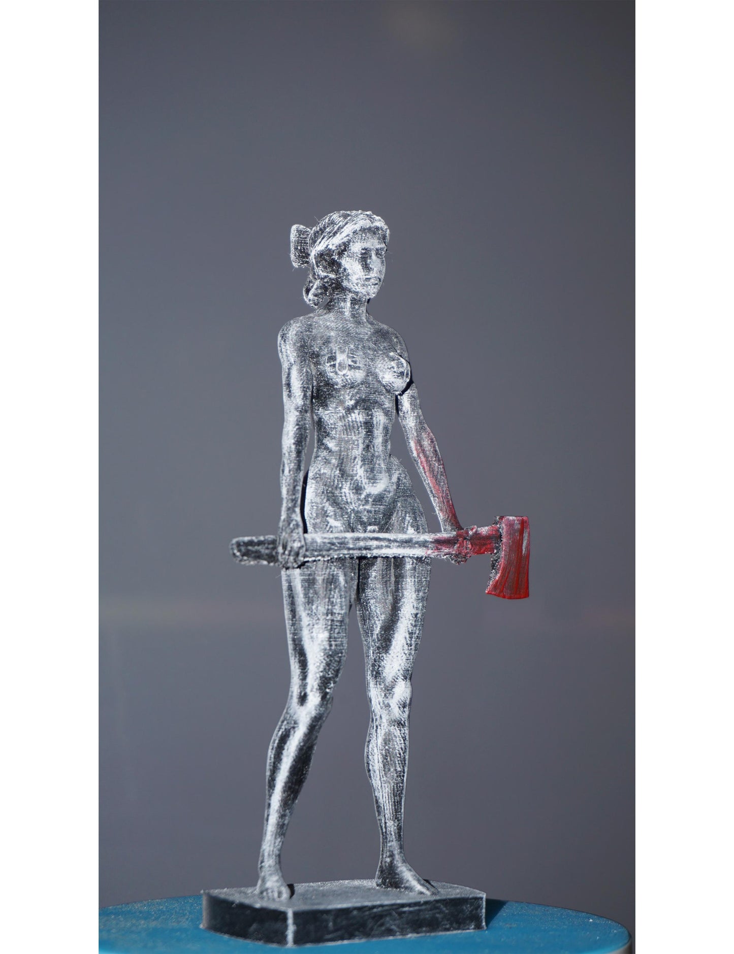 Bloody Maxxine Statue Handmade Horror Villain Figurine – Inspired by Modern Slasher Films