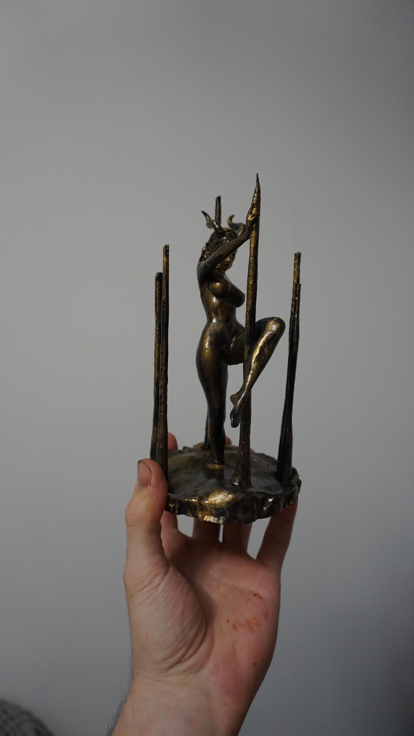 Female, Succubus Pole Dancing Figurine Statue