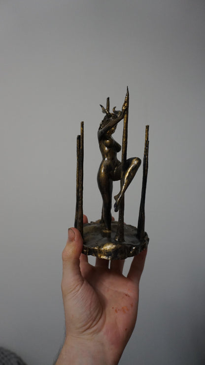 Female, Succubus Pole Dancing Figurine Statue