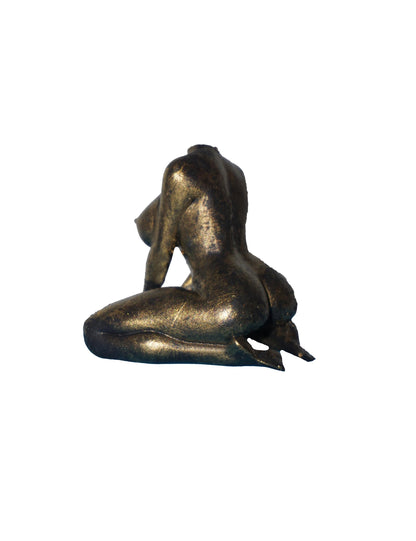 Transgender Kneeling Feminine - Statue