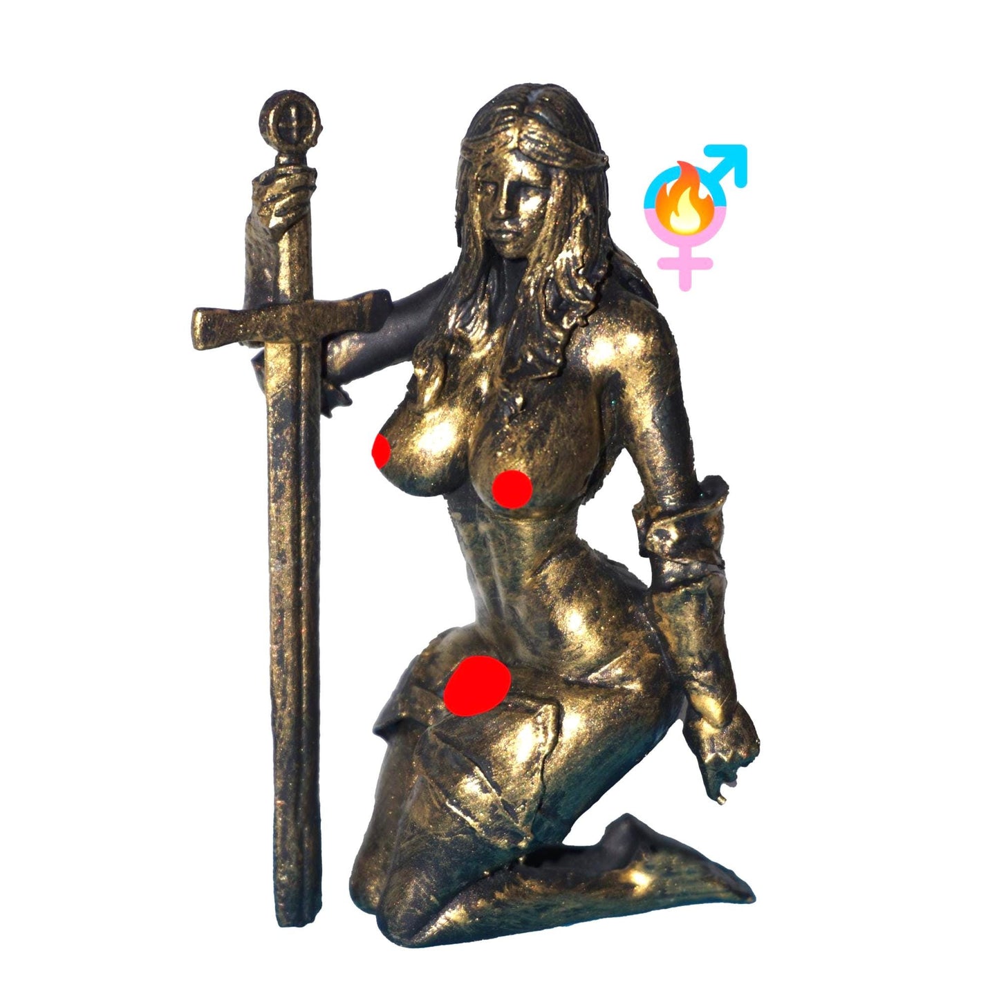 Transgender Knight - Statue