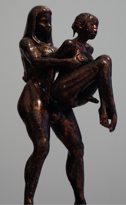 Transgender "The sensual lift" Erotic Art Sculpture and figurine
