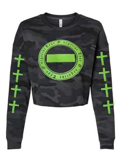 Type O negative crop top Women hoodie Crosses  | Peter Steele | Metal | Goth | Heavy Metal