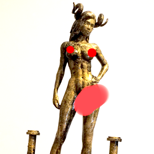 Transgender "Devil Spawn" Erotic Art Sculpture and figurine